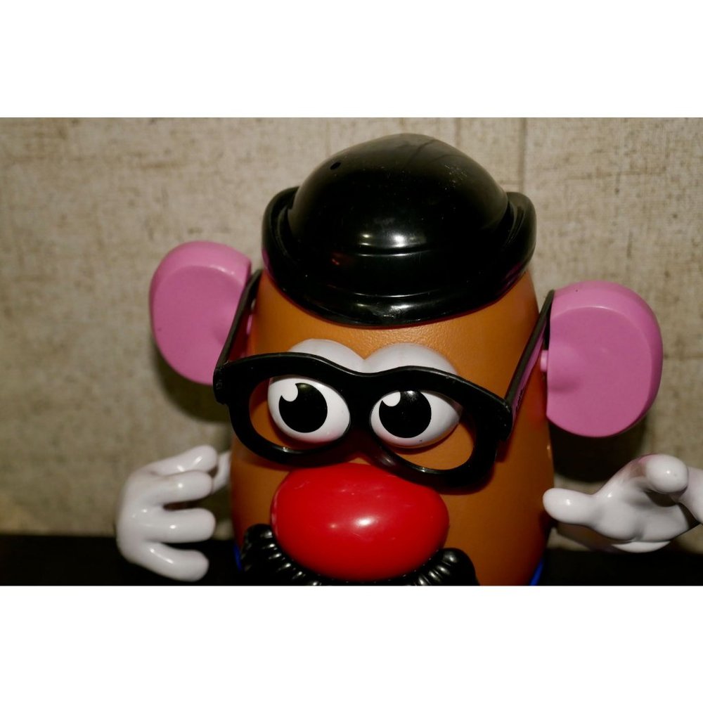 2010 Mattel Mr. Potato Head Complete With Hat, Glasses, And Mustache - Picture 3 of 6